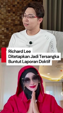 Video Polisi Tetapkan Richard Lee sebagai Tersangka atas Laporan Doktif