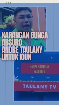 Video: Giliran Ivan Gunawan Dapat Karangan Bunga Absurd dari Andre Taulany