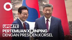 Video: Momen Pertemuan Xi Jinping Dengan Presiden Korsel Lee Jae Myung di Beijing