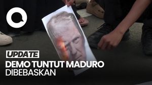 Vide Massa Demo di Kedubes AS Bakar Poster Trump, Minta Maduro Dibebaskan