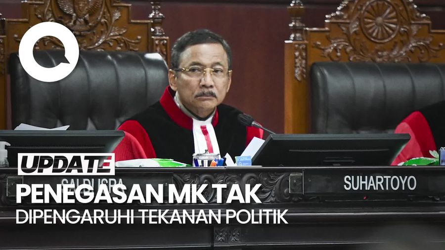 Video Ketua MK: Mari Jaga Mahkamah Konstitusi Tak Dipengaruhi Tekanan Politik