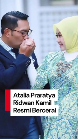 Video: Atalia Praratya Resmi Bercerai dengan Ridwan Kamil
