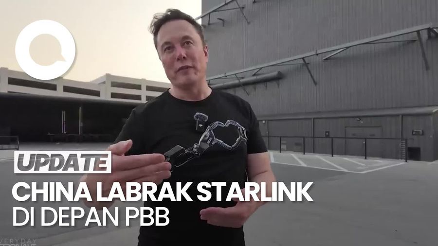 Video: China Anggap Starlink Ancaman, Labrak Satelit Elon Musk di PBB!