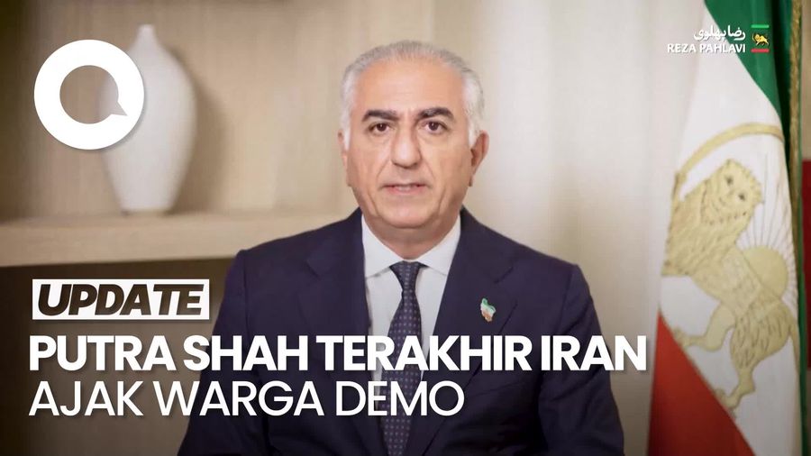 Video Putra Mahkota yang Digulingkan Ajak Warga Iran Lebih Banyak Demo