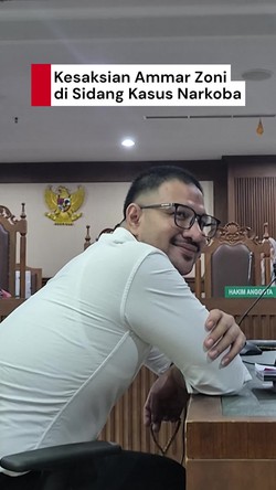 Video Blak-blakan Kesaksian Ammar Zoni di Sidang Kasus Narkoba