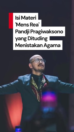 Video: Ini Isi Materi Mens Rea Pandji Pragiwaksono yang Bikin Dipolisikan