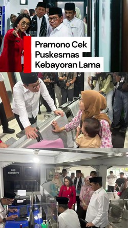 Video Pramono Kaget Cek Puskesmas Kebayoran Lama: Sudah Kayak RS di Daerah