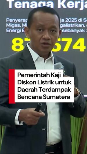 Video: Bahlil Kaji Diskon Listrik untuk Daerah Terdampak Banjir Sumatera