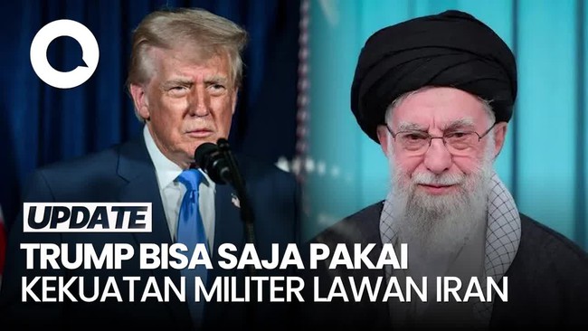 Video Gedung Putih Sebut Trump Tak Takut Pakai Kekuatan Militer Lawan Iran