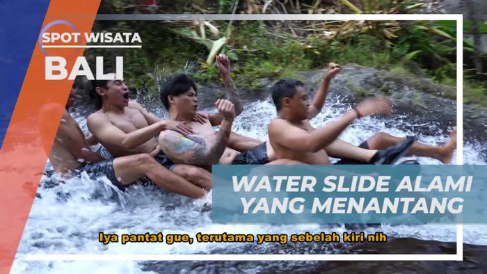 Menantang Diri di Seluncuran Air yang Seru di Water Slide Lemukih, Bali