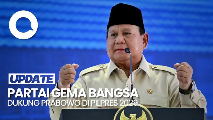 Video: Partai Gema Bangsa Dukung Prabowo Nyapres 2029, Apa Alasannya?
