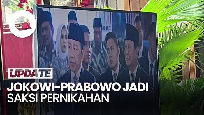 Video Prabowo-Jokowi Hadiri Pernikahan Sekpri Prabowo