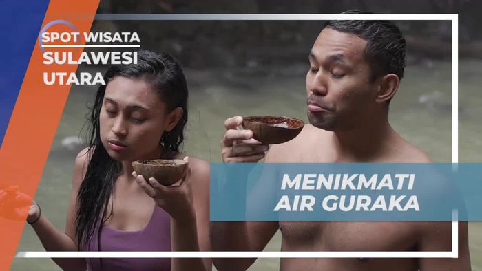 Menghangatkan Tubuh dengan Air Guraka di Tunan Talawaan, Sulawesi Utara 
