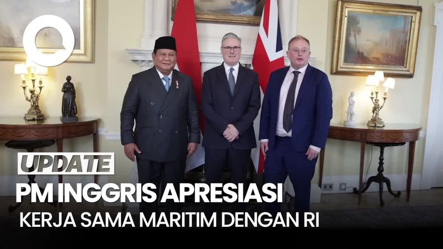 Video PM Inggris soal Kerja Sama Maritim dengan RI: Ciptakan Lapangan Kerja