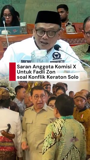 Video Anggota DPR Ingatkan Fadli Zon Hati-hati Selesaikan Konflik Keraton Solo