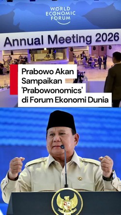 Video: Prabowo Bakal Sampaikan Prabowonomics di Forum Ekonomi Dunia