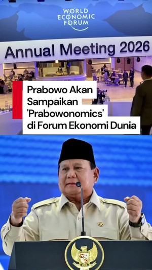 Video: Prabowo Bakal Sampaikan Prabowonomics di Forum Ekonomi Dunia