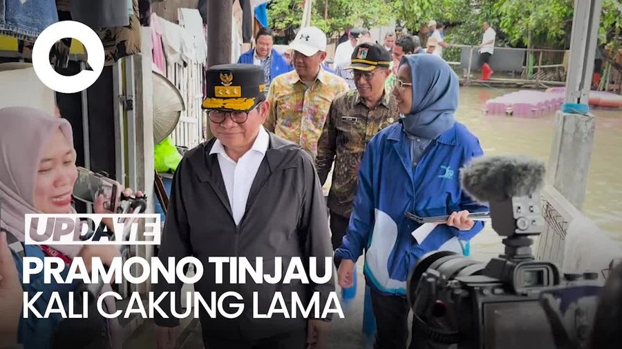 Video Tinjau Kali Cakung Lama, Pramono: Segera Dinormalisasi