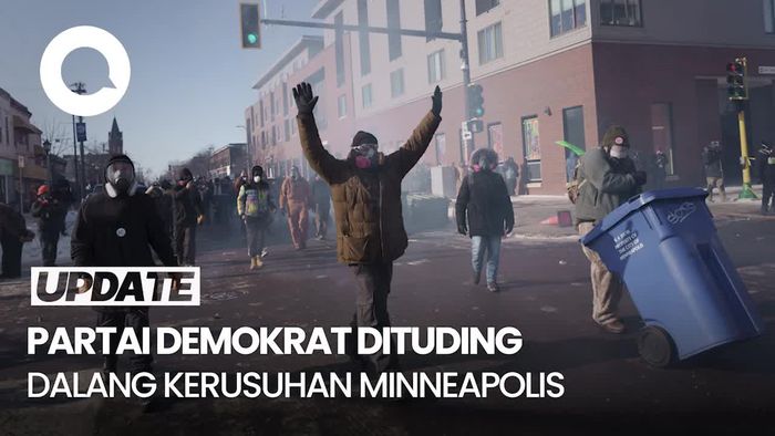 Video Gedung Putih Tuding Demokrat Jadi Dalang Kerusuhan di Minneapolis