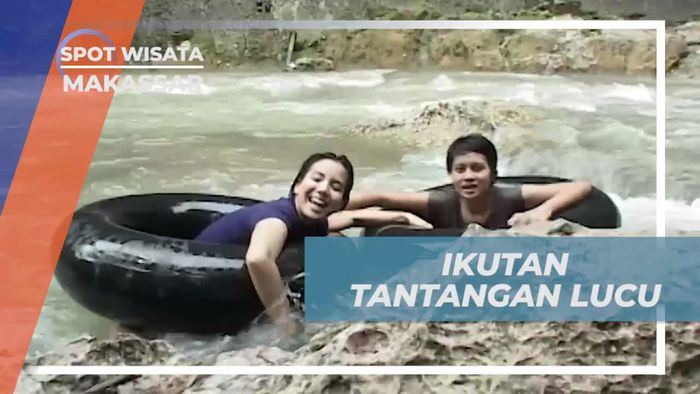 Mengikuti Tantangan Lucu di Makassar