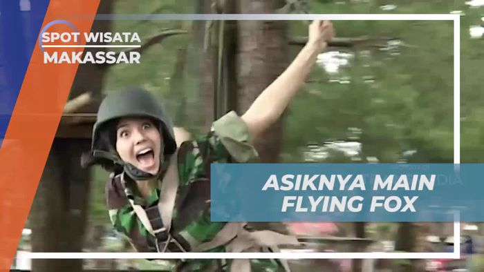 Bermain Asiknya Flying Fox di Makassar