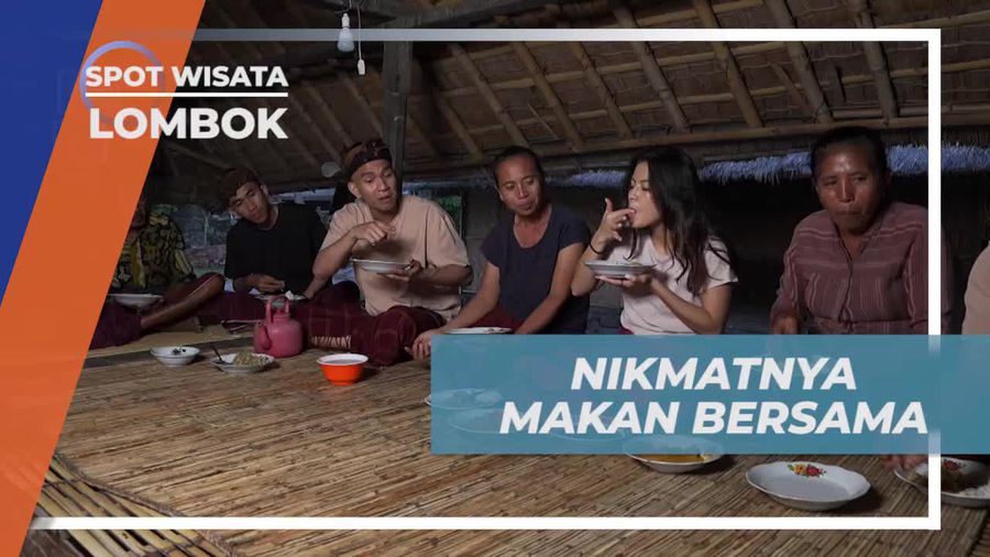 Menikmati Makan Bersama Warga Desa Bayan Lombok