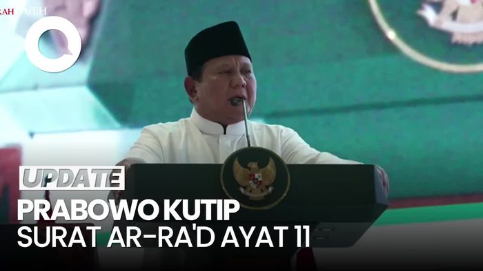 Video: Kala Prabowo Kutip Surat Ar-Rad Ayat 11 Saat Bicara Persatuan