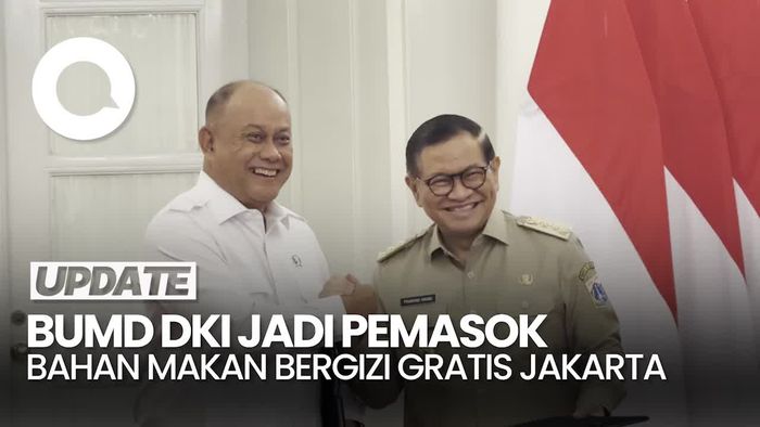 Video: Pramono Teken MoU dengan BGN, BUMD DKI Jadi Pemasok Makan Bergizi Gratis!