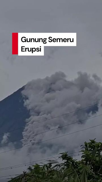 Video: Gunung Semeru Erupsi Hari Ini, Status Siaga