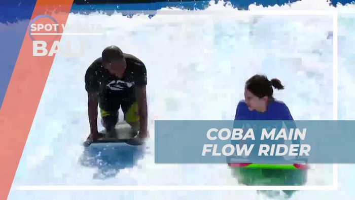 Belajar Menjaga Keseimbangan di Flow Rider Nusa Dua, Bali