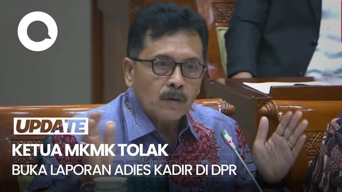 Video Momen Ketua MKMK Tolak Buka Laporan Adies Kadir: Lebih Baik Berhentikan Saya!