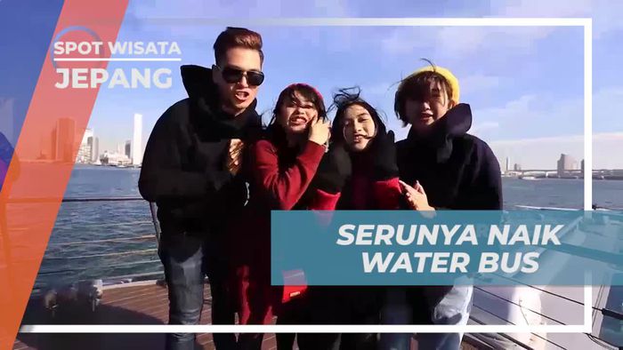 Menikmati Serunya Perjalanan Water Bus di Jepang
