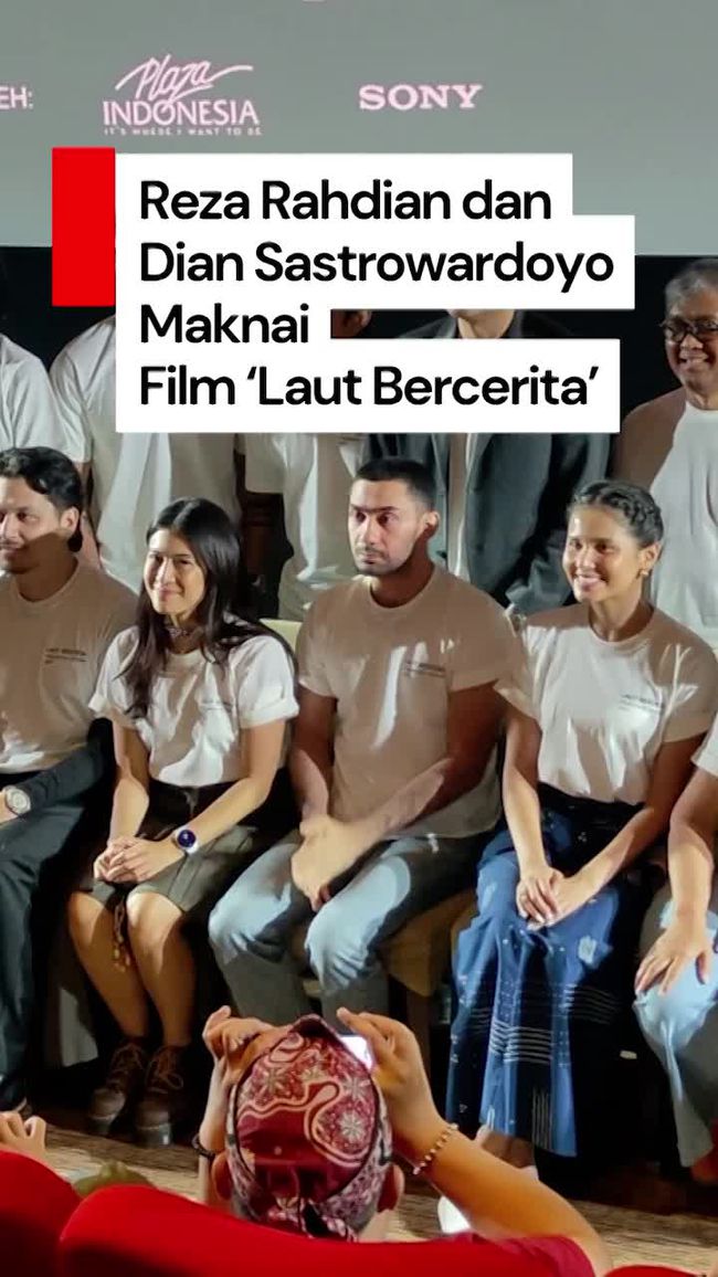Video: Kata Reza Rahadian-Dian Sastrowardoyo soal Film 'Laut Bercerita'