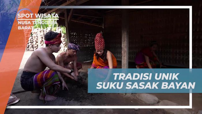 Pelajari Tradisi Unik Suku Sasak Bayan Membuat Pondasi Rumah dari Sapi dan Tanah di Desa Senaru, Nusa Tenggara Barat  
