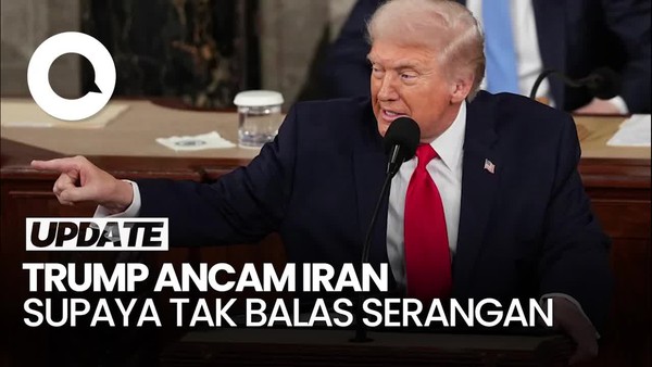Video Trump Ancam Gunakan Kekuatan yang Belum Pernah Terlihat ke Iran