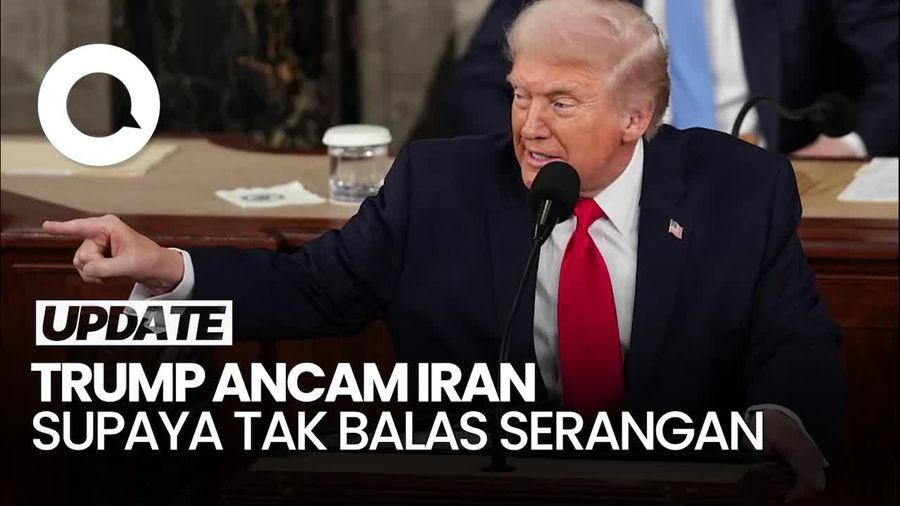 Video Trump Ancam Gunakan Kekuatan yang Belum Pernah Terlihat ke Iran
