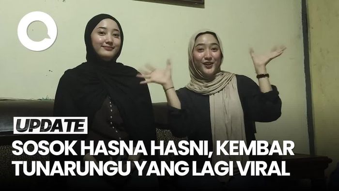 Video Sosok Hasna Hasni, Kembar Tunarungu Viral yang Tembus Dunia Kerja