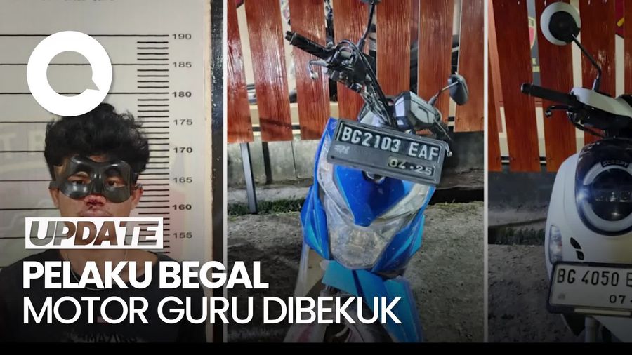Video: Polisi Bekuk Pelaku Begal Motor Guru di Lahat