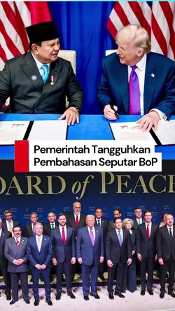Video Kemlu: Seluruh Pembahasan BoP Ditangguhkan