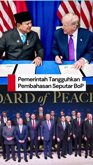 Video Kemlu: Seluruh Pembahasan BoP Ditangguhkan