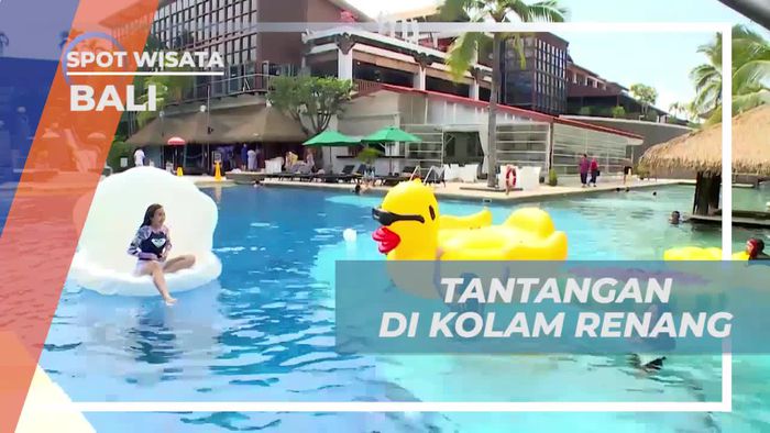 Tantangan Seru di Kolam Renang Hard Rock Hotel, Bali