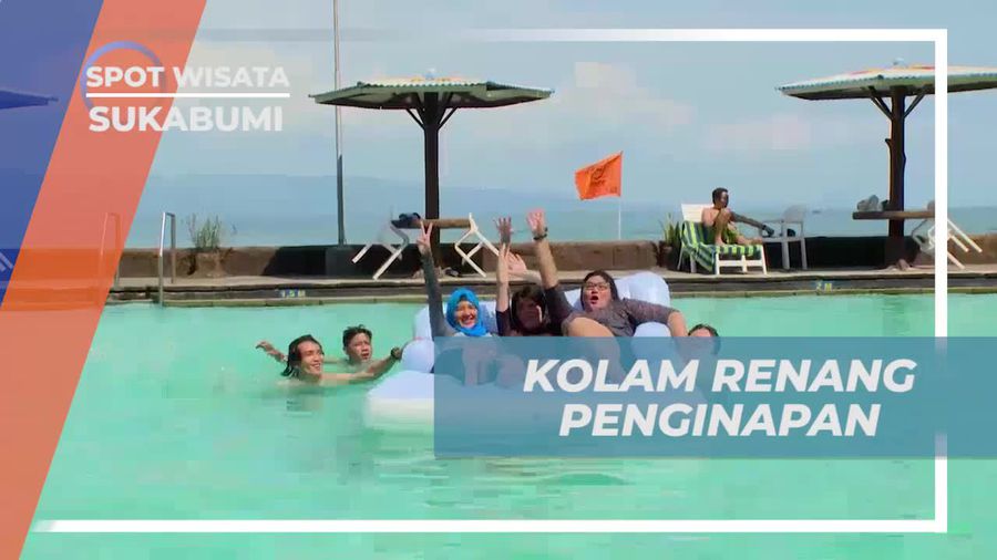 Berenang Santai di Kolam Renang Hotel di Pelabuhan Ratu, Sukabumi