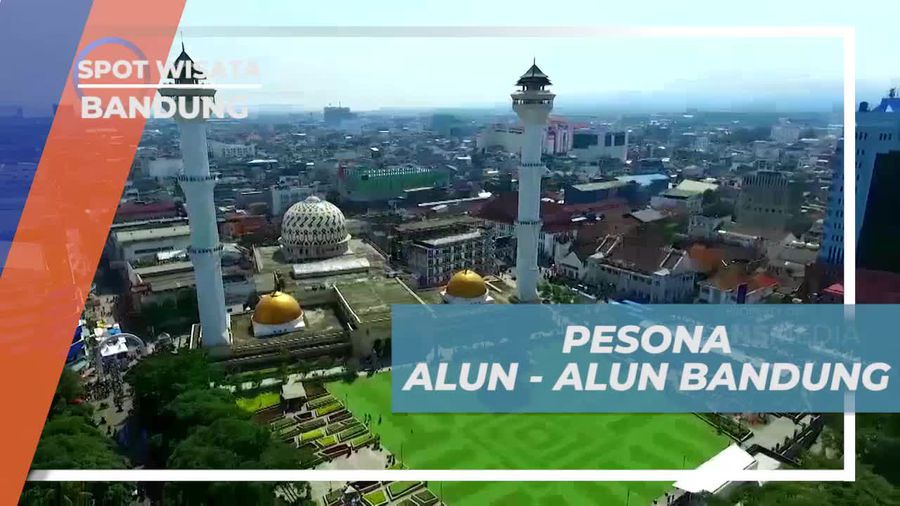 Menikmati Suasana Alun-Alun Bandung yang Ramai dan Berwarna
