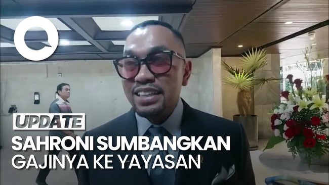 Video Kembali Aktif di DPR, Sahroni Ogah Terima Gaji Sampai Akhir Jabatan