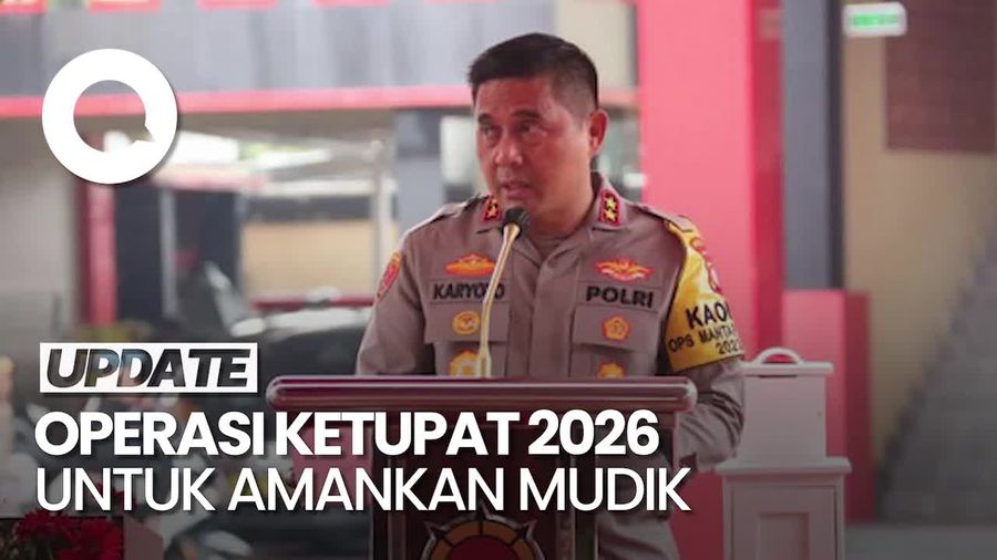 Video Operasi Ketupat 2026, 89.228 Personel Polri Diterjunkan