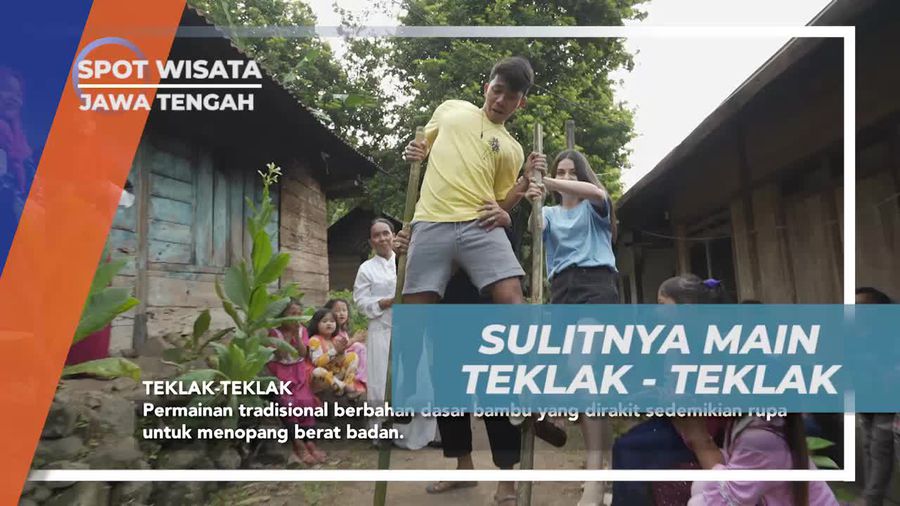 Menghadapi Tantangan di Permainan Teklak - Teklak, Jawa Tengah
