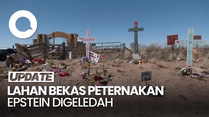 Video: Lahan Bekas Peternakan Epstein di New Mexico AS Digeledah