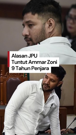 Video Ini Alasan JPU Tuntut Ammar Zoni 9 Tahun Penjara