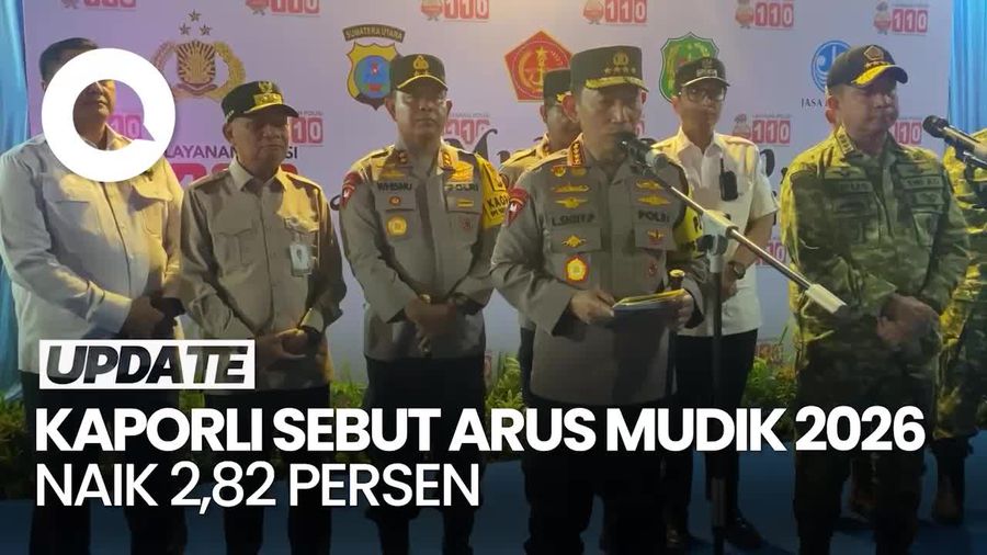 Video Kapolri: 1,7 Juta Kendaraan Keluar dari Jakarta