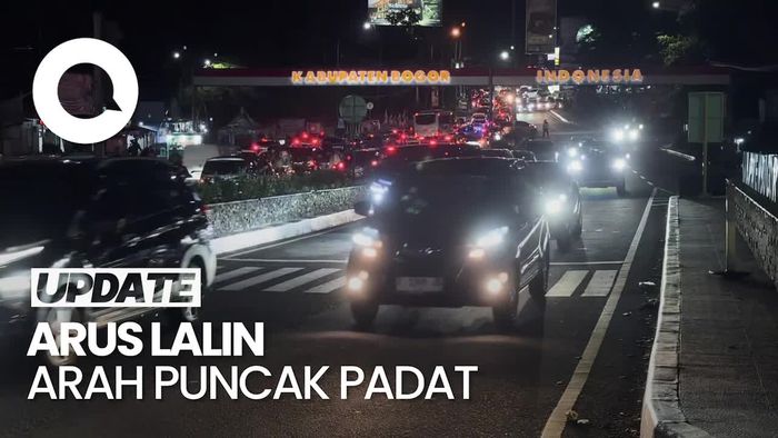 Video: Arus Wisata Jalur Puncak Padat Malam Ini